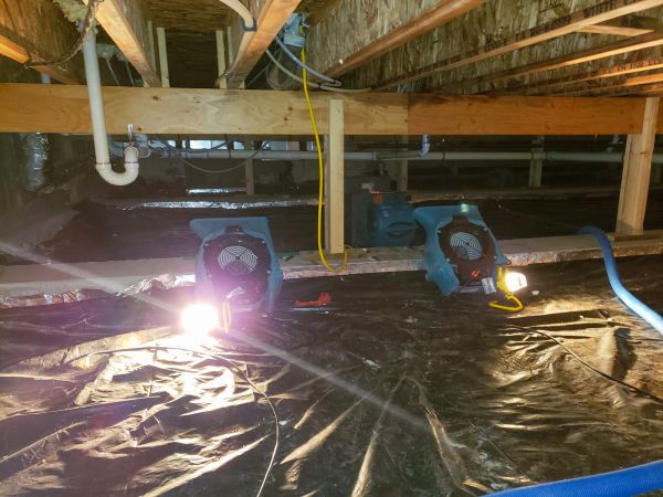 Crawlspace Water Removal in Jackson
